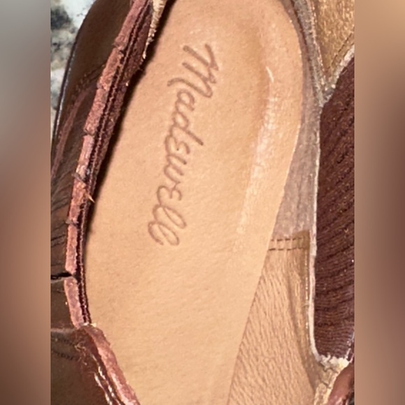 Madewell The Ainsley Women's 7.5M Brown Leather Chelsea Boot Clean EUC - Picture 3 of 4